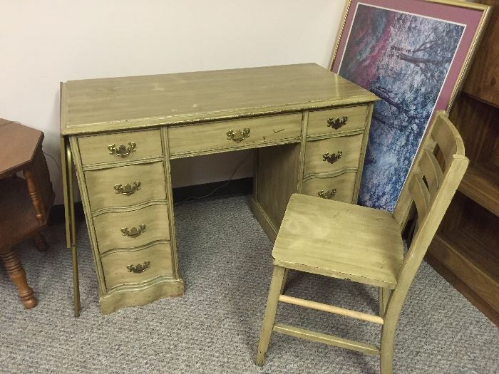 Vintage Desk & Chair
