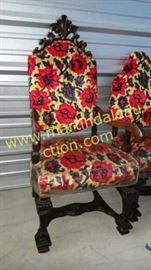 Antique Louis R. Albert & Co. chairs