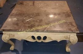 slate top coffee table, very heavy