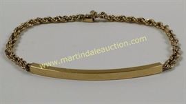 14k gold bracelet
