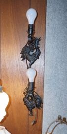 Rooster sconces