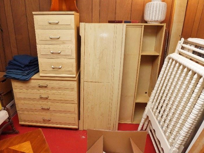 Mengel solid oak bedroom set