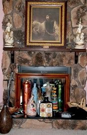 Tons and tons of art pottery from the Ann Arbor Art Fair many from known artists - gorgeous colorful pieces of art!  Paintings, Figural Lamps, Duck Decoys and so much more!