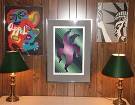 Modern Art, Brass Lamps, and so much more!