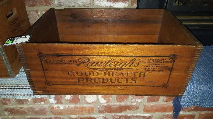 Antique Rawleighs Good Health Products box (they were famous for their cannabis health products...)
