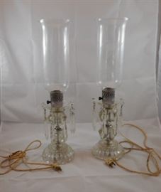 Crystal Hurricane Lamps