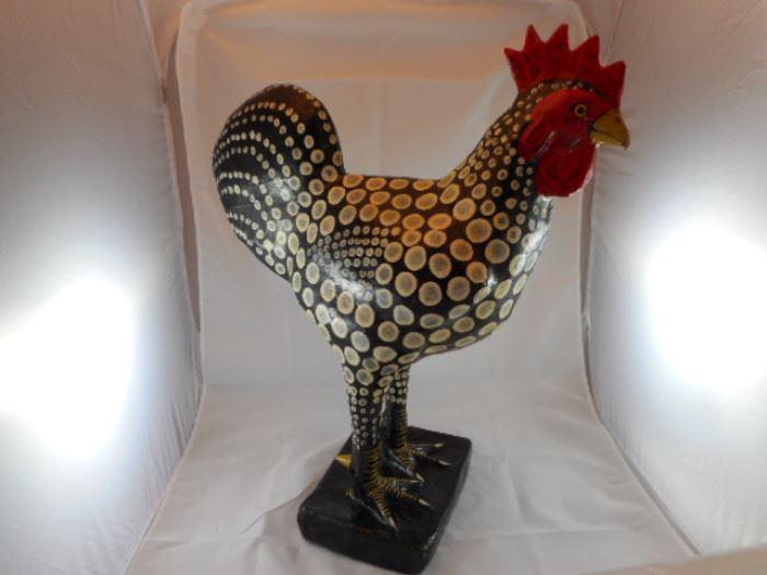 Hand-painted Rooster 