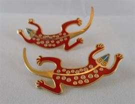 Laurel Burch 'Lizard' Earrings