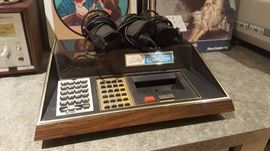 Bally Astrocade computer system with 3 controllers and games