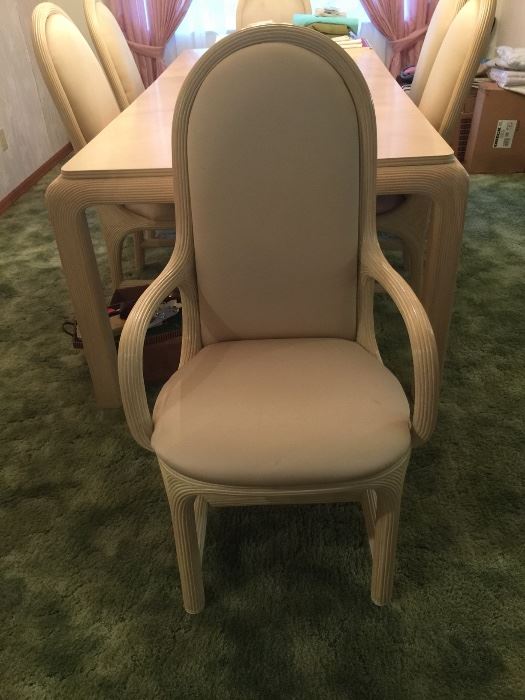 All clean and in excellent condition,  6 chairs, ( 2 captains) 