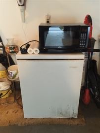 Chest freezer and microwave 