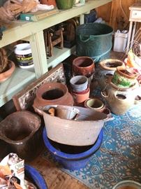 Potting Shed is my favorite place  - full of wonderful pots and cast iron planters