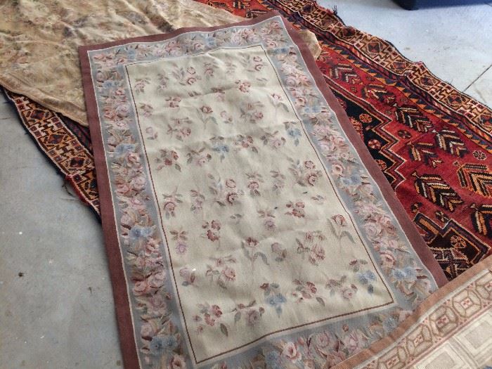 Several carpets and rugs