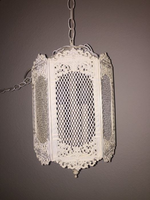 We have two of these gorgeous white lanterns.  