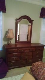 Here's the matching dresser too!!  All drawers work well!