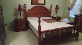 The bed goes too!! The mattress IS NOT included!