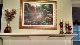 Pretty pictures throughout the house and home decor.