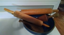 Several old kitchen utensils!!