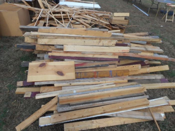 Huge Pile of Wood Including 2x4's