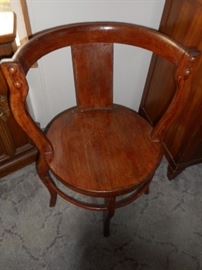 Very Unique Shaped Antique Chair