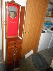 Tall Jewelry Box with many drawers