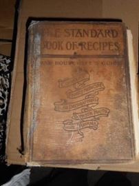 Antique cook book