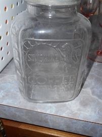 Vintage Sunshine Coffee jar