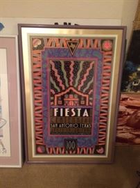 Fiesta Poster's Framed with Certificate 