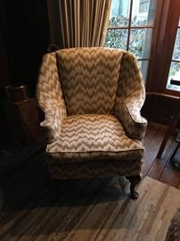 High End Comfy Chair with Feather filled Cushion in great condition!