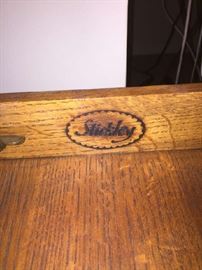 One of several pieces of Stickley - some are L & J G and some are Manlius, NY era. 