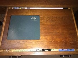 Mouse pad built in to Stickley desk.  