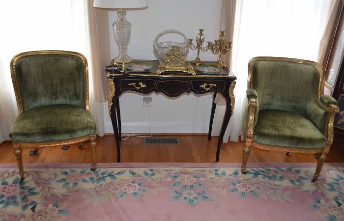  matching french setee’ & chairs
