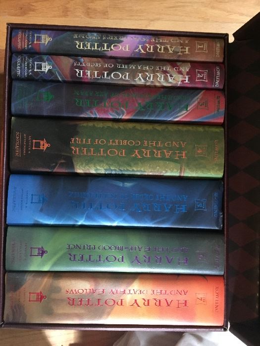 Harry Potter collection in case