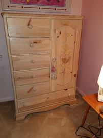 Painted armoire
