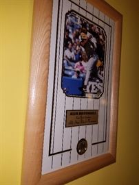 Alex Rodriguez photo in pinstripe mat