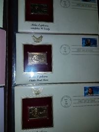 Gold stamp replica collection