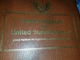 Gold stamp replica collection