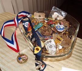Huge collection (over 500) American Legion convention pins/badges