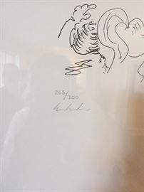 JOHN LENNON SIGNED AND NUMBERED LITHO