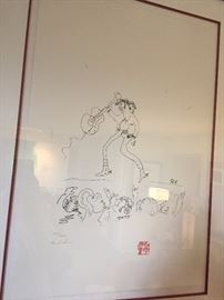 JOHN LENNON SIGNED AND NUMBERED LITHO