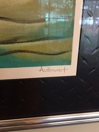 DANIEL AUTHOUART SIGNED LITHOGRAPH