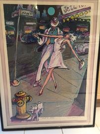 RJ HOHIMER 52ND ST ORIGINAL SIGNED ART