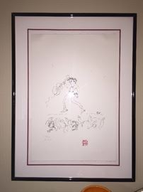 JOHN LENNON SIGNED AND NUMBERED LITHO