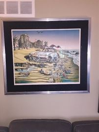 DANIEL AUTHOUART SIGNED LITHOGRAPH