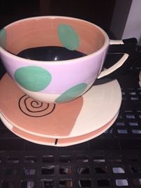 AMY DANGER ARTISTIC POTTERY-DINNERWARE-PLATES, BOWLS, CUPS