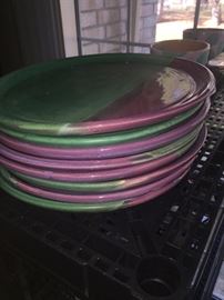 STONEWARE POTTERY PLATES