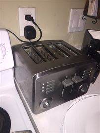 SMALL APPLIANCES-STAINLESS STEEL TOASTER