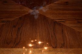 dramatic diamond pattern