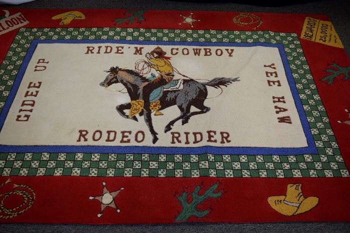 Rodeo Rider Kids Rug