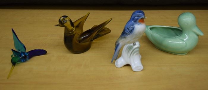 Ceramic & Glass Birds